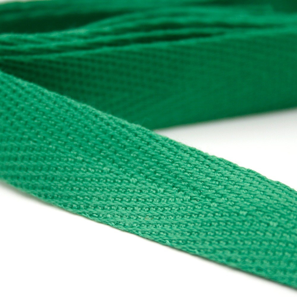 헤링본 끈 15mm (녹색) 마스크목걸이 100마 한롤