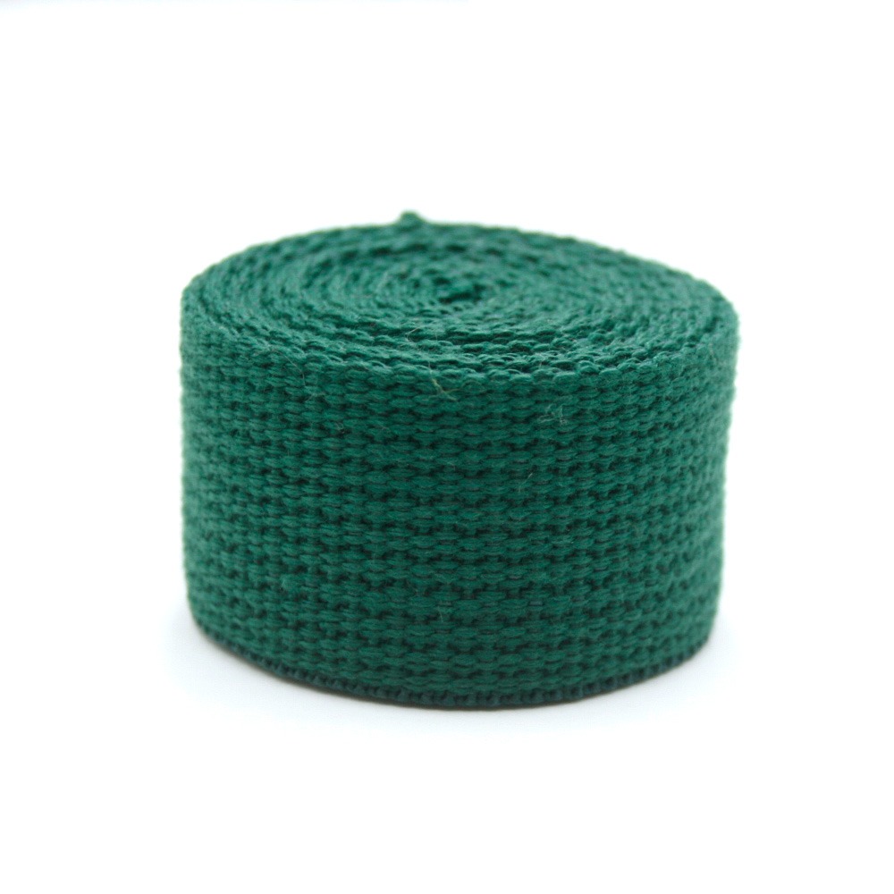 (한롤) 웨이빙끈 30mm - 녹색(100마) 웨빙끈 가방끈