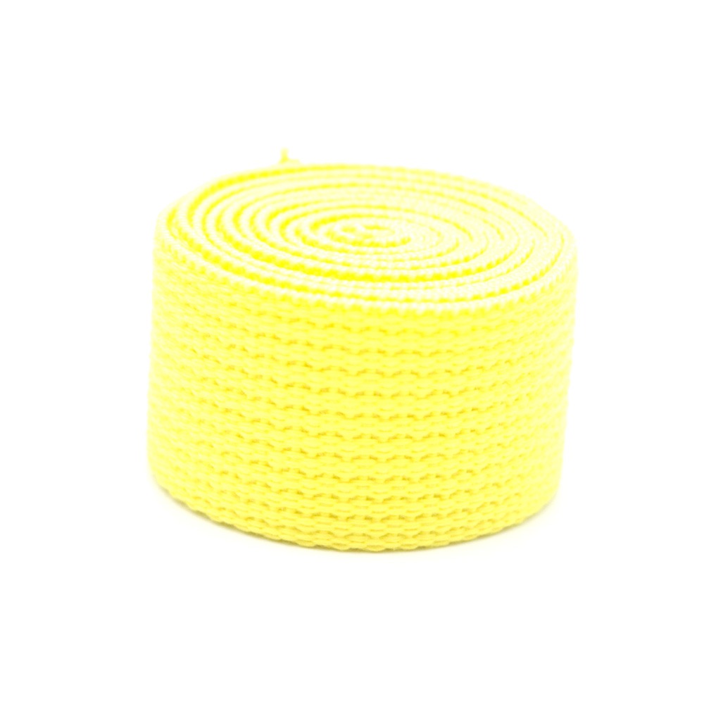 웨이빙끈 30mm - 레몬(1마 약90cm) 웨빙끈 가방끈